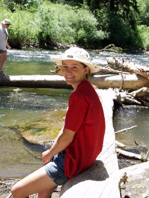 Ashley at South Fork, July 2003