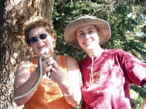 Sam and Me at South Fork, July 4th, 2003